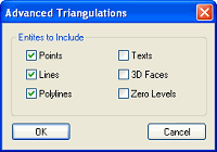 Advanced triangulation options