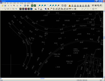 Plan View 2D Road
